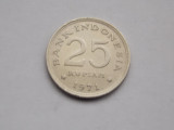 25 RUPIAH 1971 INDONEZIA, Asia