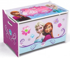 Ladita din lemn pentru depozitare jucarii Disney Frozen foto