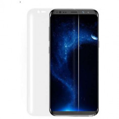 Geam Folie Sticla Protectie Display Samsung Galaxy S8 Plus Acoperire Completa 6D Transparent foto