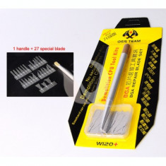 BGA Reballing BGA Repair Blade SET | 27 in 1 foto