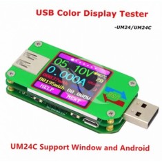 Aparatura Service UM24C Color Screen Display USB Tester DC Voltmeter Ammeter foto