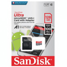 Carduri de memorie Card de memorie SanDisk Micro SD Ultra, 128GB, Class 10 foto