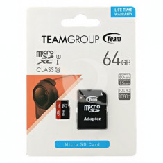 Carduri de memorie MICRO SD TEAM 64GB - CLASA 10 foto