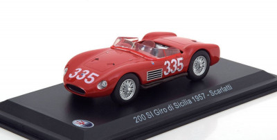 Macheta Maserati 200 SI Giro di Sicilia Scarlatti - 1957 1:43 foto