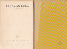 OCTAVIAN GOGA - OPERE VOLUMUL 1 SI 2 POEZII ( EDITIE CRITICA ) foto