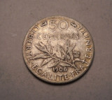 Franta 50 Centimes 1908, Europa