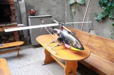 Elicopter RC benzina 2m UNICAT + telecomanda foto