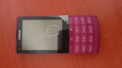 Telefon Nokia X3-02 roz/ produs original / necodat foto
