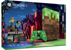 Consola Microsoft Xbox One S 1TB Minecraft Limited Edition Console + Cod de descarcare foto