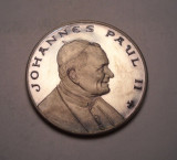 Medalie Vatican Vizita Papei Ioan Paul al 2 lea 1984 in Elvetia de Argint, Europa