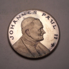 Medalie Vatican Vizita Papei Ioan Paul al 2 lea 1984 in Elvetia de Argint
