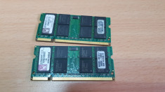 M-120.KIT Memorie Laptop Kingston Sodimm PC2 DDR2 4 GB 800 Mhz 2 x 2 GB foto