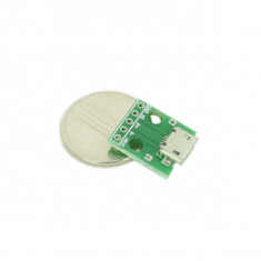 MICRO USB to DIP Adapter 5pin female connector B type pcb converter foto