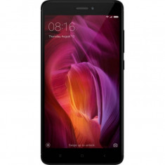 Smartphone Xiaomi Redmi Note 4 , Dual Sim , 5.5 Inch Full HD , 3 GB RAM , 32 GB , Retea 4G , Android Marshmallow , Negru foto