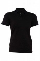 Tricou polo negru Lescon, de dama foto