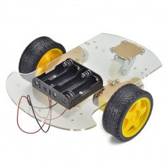 Kit Robot cu 2 Motoare pentru Arduino / Raspberry PI DIY foto