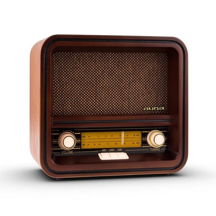 Auna Belle Epoque 1901 radio retro, radio nostalgic, FM, AM, USB, MP3 Auna Belle Epoque 1901 radio retro, radio nostalgic, FM, AM, USB, MP3