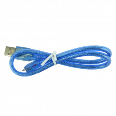 Cablu Albastru Micro USB foto