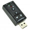 Placa de Sunet 3D Sound 7.1 USB