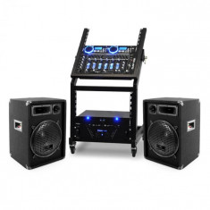 Ibiza DJ PA Set Seria Rack Star Uranus bluetooth 250 de persoane foto