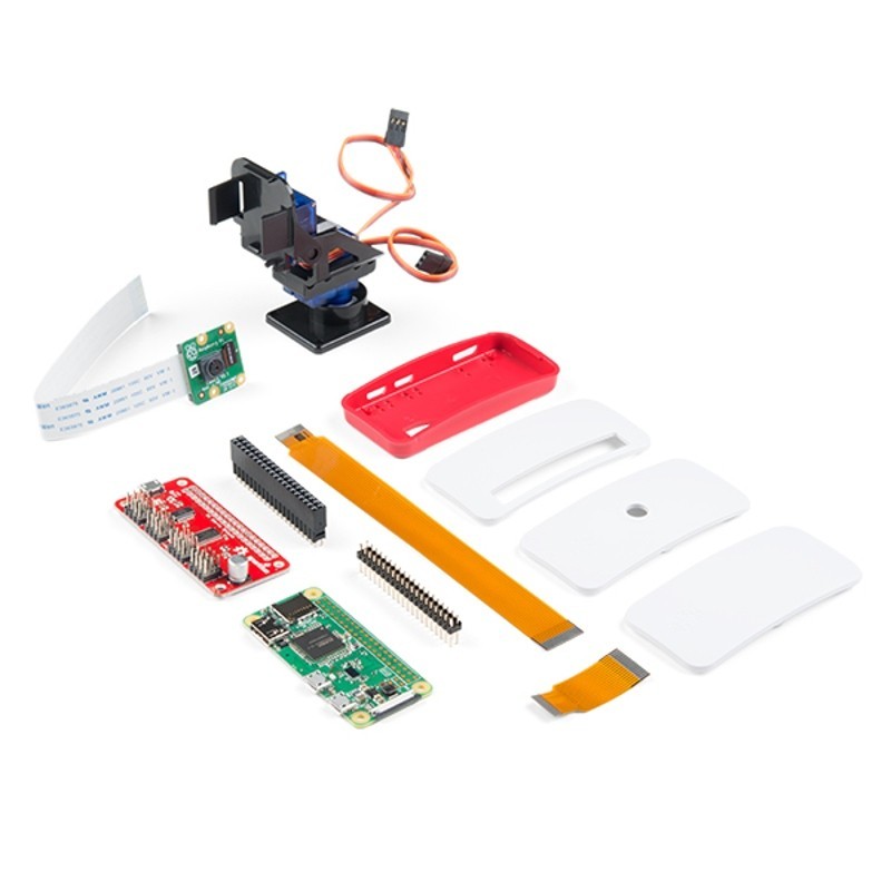 Kit Raspberry Pi Zero W cu Camera si Montura Pan/Tilt SparkFun | arhiva ...
