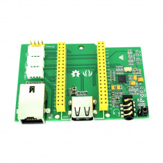 Plac&amp;amp;#259; de Baz&amp;amp;#259; pentru LinkIt Smart 7688 v2.0 cu Ethernet, Audio, USB, UART, I2C &amp;amp;#x219;i Conectori Grove foto