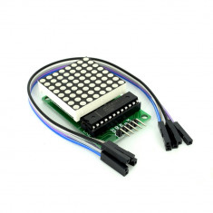 Modul cu Matrice de LED-uri MAX7219 Arduino / PIC / AVR / ARM / STM32 Dot Matrix Control Display Module foto