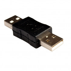 Adaptor USB 2.0 Tata - Tata - Negru foto