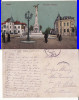 Salutari din Ploiesti (Prahova)- Monumentul Vanatorilor-stampila militara, Circulata, Printata