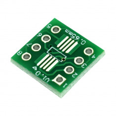 PCB Adaptor SOP8, SSOP8 &amp;amp;#x219;i TSSOP8 c&amp;amp;#259;tre DIP foto