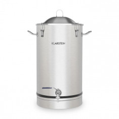 Klarstein MAISCHFEST, cazan de fermentare, 25 l, tub de fermentare, o?el inoxidabil 304 foto