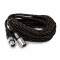 FrontStage XLR cablu 6m negru-auriu textile unisex