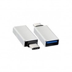 Adaptor USB 3.1 Tip C Argintiu foto
