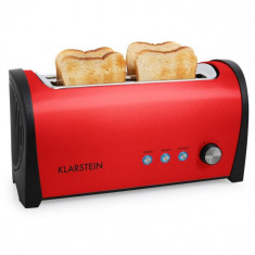 Klarstein Klarstein Cambridge dublu lung Slot toaster 1400W ro?u foto