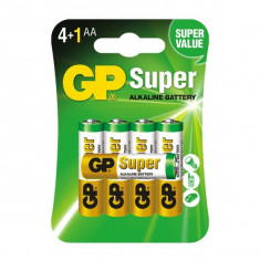 Set de 5 Baterii Super Alcaline GP LR6 / AA foto