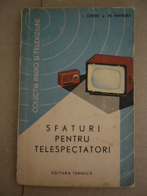 myh 523s - SFATURI PENTRU TELESPECTATORI - CIPERE - HANDRA - ED 1963