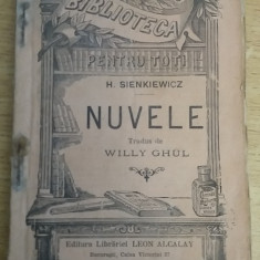 myh 622 - Biblioteca ptr toti - 794 - Nuvele - H Sienkiewicz