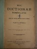 Myh 36s - Filon Mitrescu - Mic dictional roman - latin - ed 1899