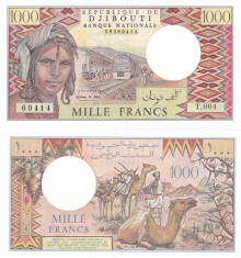 Djibouti 1000 Francs 1991 UNC foto