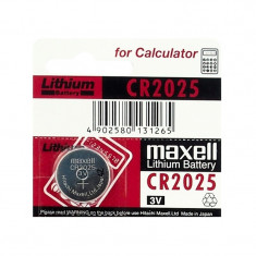 Baterie cu Litiu CR2025 Maxell foto