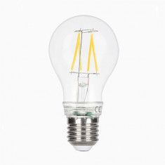 Bec LED General Electric clasic filament, 6.5W (50W), E27, 760 lm, A++, 10.000 ore, lumina calda, ne-dimabil, clar foto