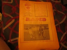 program fotbal rapid steaua an 1986 pe giulesti foto