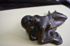 Statueta Femeie Nud Bronz - Art Nouveau foto