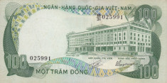 VIETNAM 100 dong 1972 VF+++!!! foto