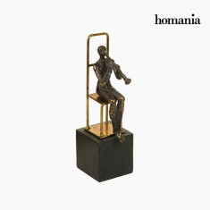 Figura Decorativa Rasina Aur Negru (13 x 9 x 29 cm) by Homania foto