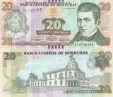 Honduras 20 Lempiras (2014) UNC - Bancnota Originala America Centrala