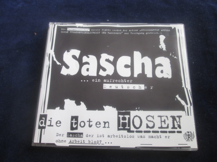 Die Toten Hosen-Sascha...Ein Aufrechter Deutscher_maxi cd_Virgin (Germania,1993)