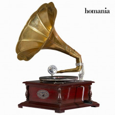 gramofon Classic Patrat Old Style Colectare by Homania foto