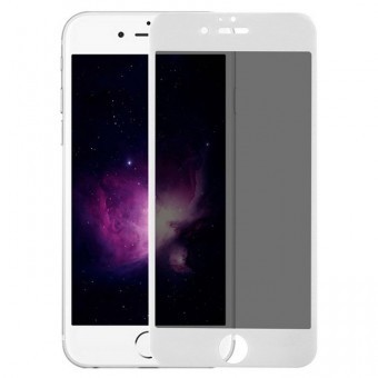 Folie protectie sticla securizata 5D ecran Apple iPhone 8 Plus WHITE Folie protectie sticla securizata 5D ecran Apple iPhone 8 Plus WHITE