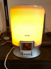 Lampa veioza Philips HF 3463 Wake-Up Light,radio,ceas,alarma foto